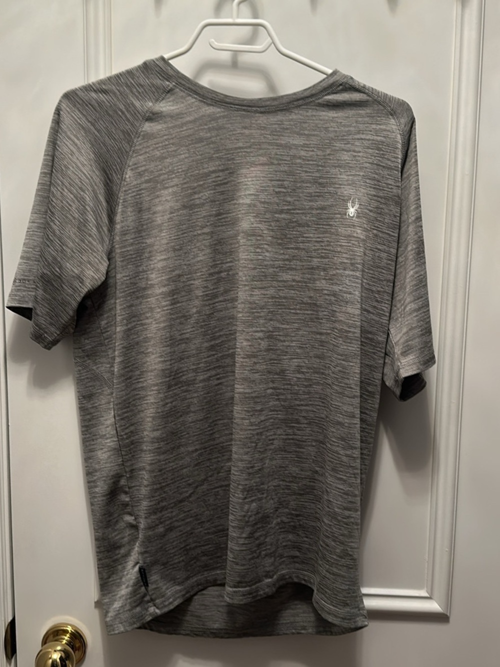 Men's Spyder Gray Performance Tee - Lightweight Active Shirt